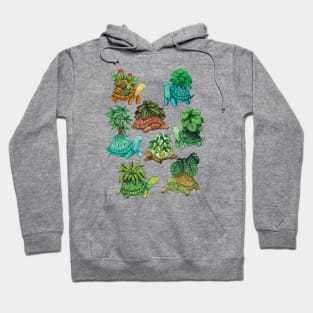 Turtle Plants Hoodie